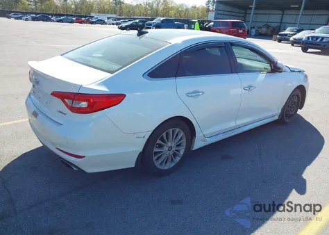 2015 Hyundai Sonata Limited z USA, uszkodzony, nr VIN 5NPE34AF9FH126702
